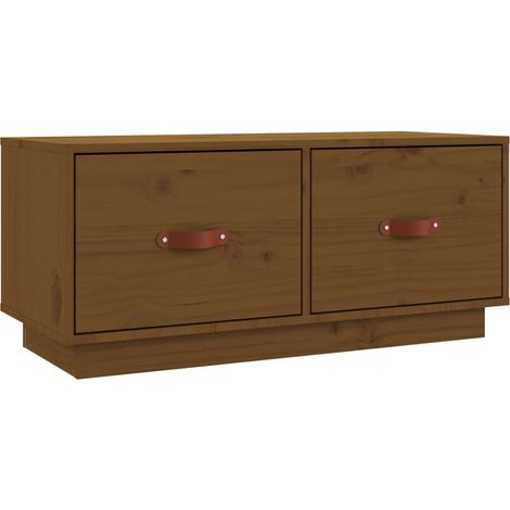 Maison Exclusive - TV-Schrank Honigbraun 80x34x35 cm Massivholz K