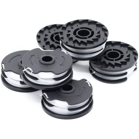 Lot de 6 bobines de fil de rechange pour coupe-bordure LIDL Parkside PRTA 20-Li A1, B2, C3, PRT 550 A1, A3, PRT 300 A1 (1/5)