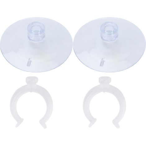 Tube d'air pour aquarium avec ventouse, fixation solide par clips, 22 à 25 mm, accessoire, pompe (1/5)