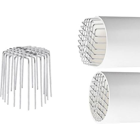 Filtro de drenaje de techo de acero inoxidable para instalación de bajante para mantener el flujo de agua y evitar obstrucciones en tuberías de 50 mm, 75 mm, 110 mm, 160 mm, 180 mm y 200 mm (1/5)
