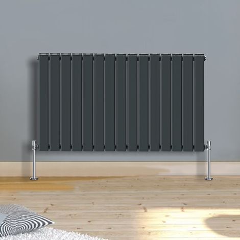 Warmehaus Horizontal Radiator Flat 600 x 1022mm Double Anthracite (1/5)