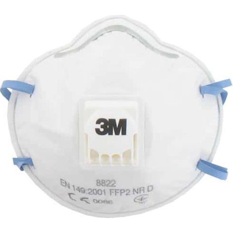 3M mascherina antipolvere FFP2 con valvola 8822 x 5