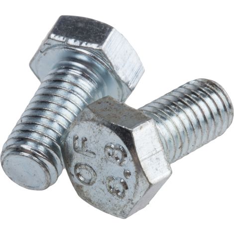 Vis à tête hexagonale, Acier Zingué, M5 x 10mm ( Prix pour Sachet de 100 )