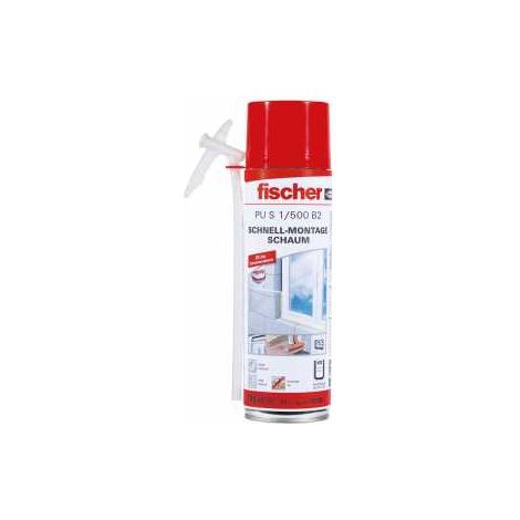 Fischer Schnellmontageschaum PU S 500 B2 040300 500 ml (1/4)