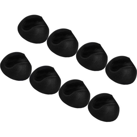 Lot de 8 protections hémisphériques en PVC pour pieds table à manger, (1/5)