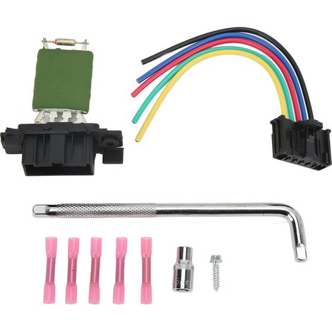Ventilateur Résistance Moteur Soufflerie 13248240 avec Faisceau Outil Kit Remplacement pour Opel Adam Corsa D (1/5)
