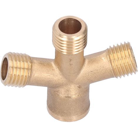 Séparateur tuyau croisé – filetage M14 – 4 voies – raccords pulvérisation agricole – arrosage (1/5)