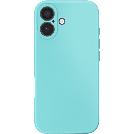 Coque - AVIZAR - iPhone 17 - Silicone semi-rigide - Toucher doux - Turquoise (1/5)