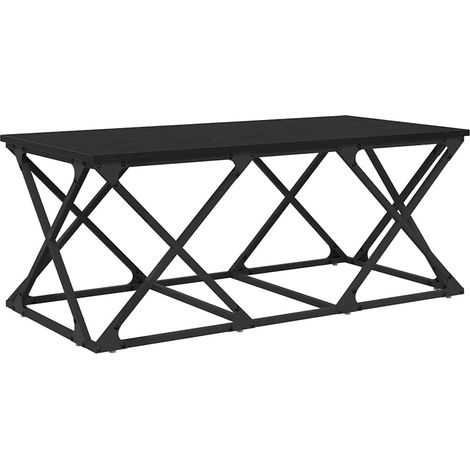 Maison Exclusive - Couchtisch Schwarz Eichen-Optik 100 x 49 x 40