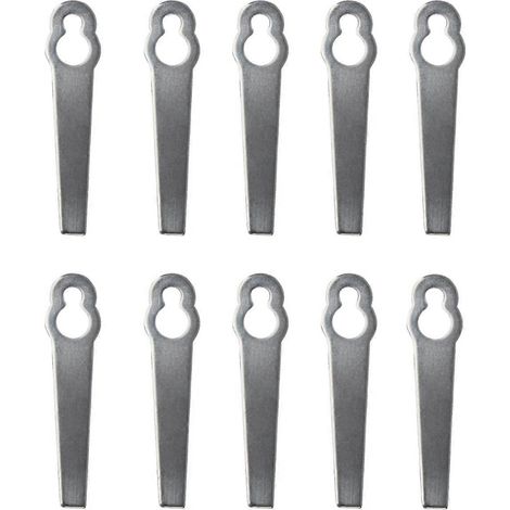 Lot de 10 lames de coupe-bordures métalliques, lames universelles pour tondeuse à gazon, lames de rechange pour débroussailleuse (1/5)