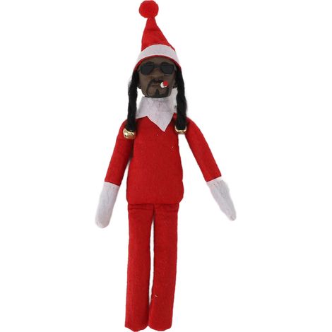 Weihnachtliche Dunkelelfenpuppe aus Kunstharz und Filz, festliche Dekoration für Zuhause, Party, Veranda oder Büro C1 (1/5)