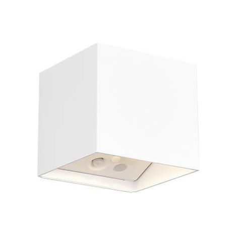 Applique murale extérieure carrée noire LED 1W avec détecteur de mouvement GENIE RL (1/3)