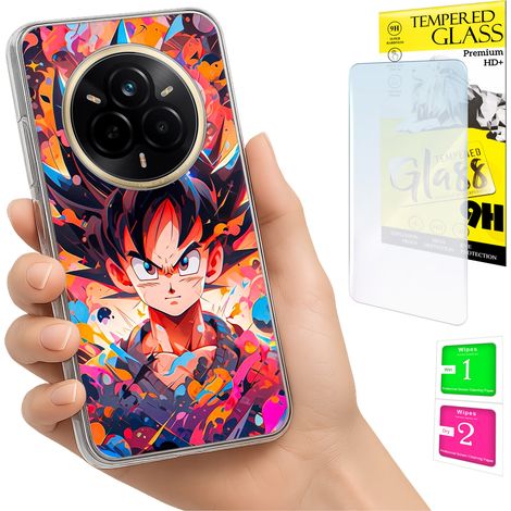 Funda para Realme 14 Pro 5G con cubierta trasera para fotos y cristal 9H. (1/5)