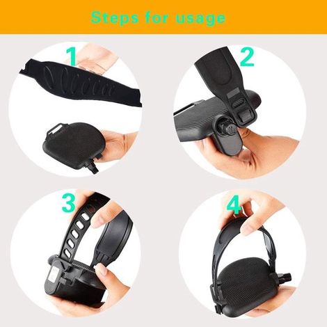 2 pares，Correas para pedales de bicicleta，33 cm，Correas para pedales de bicicleta estática，Correas universales para pedales (1/4)