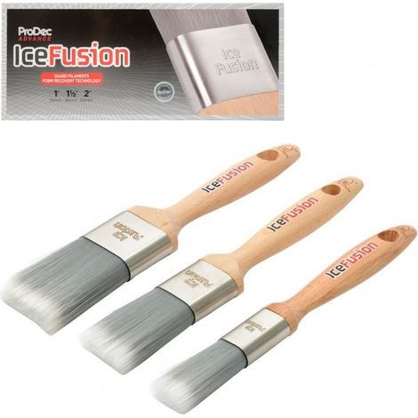 ProDec Ice Fusion Synthetic 3 Brush Set - 1" 1.5" and 2" (1/2)