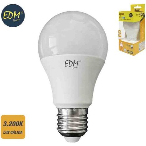 Standard-EDM-LED-Glühbirne E27 15 W 1521 lm 3200 K warmes Licht Ø6 x 11 cm
