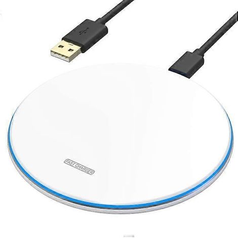 Chargeur sans fil à induction 15 W - Compatible avec S22/S21/S20 - Noir - Charge rapide sans fil Qi (1/5)