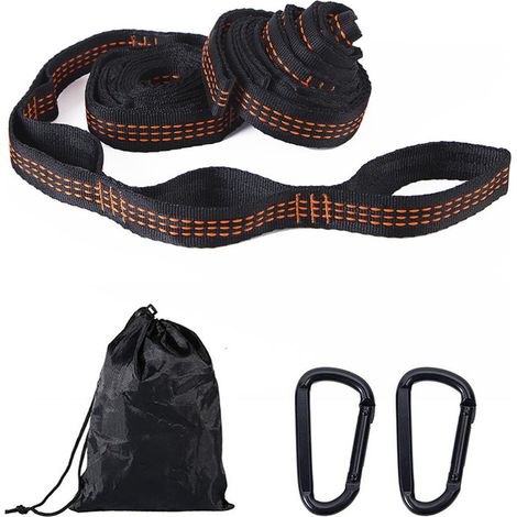 Filiyano – Kit de montage pour hamac, sangles de suspension à crochets épais, poignée pour chaise suspendue (1/5)