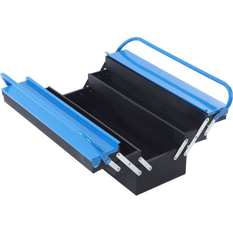 Werkzeugkasten Aufbewahrungskoffer Werkzeugkasten Koffer mit großem Stauraum Tragbarer Hardware-Organizer für Reparaturen Arbeiten (1/5)