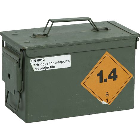 2er Set Munitionskiste Metall 4API  B-WARE  Aufbewahrungskiste Militärkiste Munitionsbox (1/5)