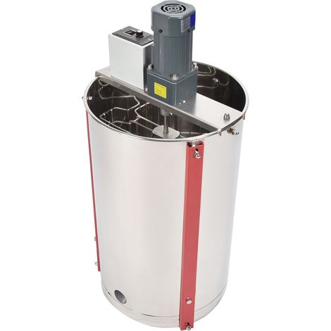 Extracteur de miel électrique en acier inoxydable, 2 cadres, séparation du miel, facile à nettoyer, grande capacité, centrifugeuse à miel UE 220 V (1/5)