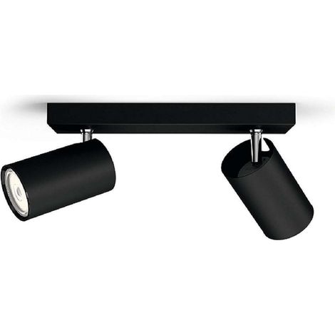 Philips consumer lighting kosipo faretto 2 luci nero in metallo 2 luci nero (1/5)