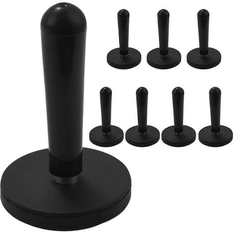 8 Stück schwarze Magnet-Autofolien-Halter für Schilder, Vinylfolien usw. (1/5)