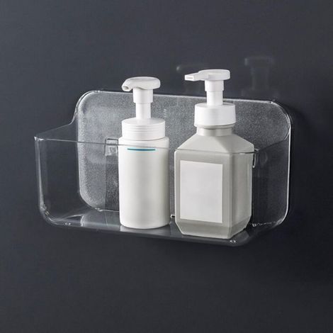 3 Pack Shower Holders, Toothbrush Holder, Soap Dish, Shower Accessories, Wall Mounted, No Drilling, Self Adhesive for Bathroom, Ki (1/5)