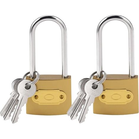 Key Padlock, Key Padlock, 38 mm, Key Padlock, Brass Key Padlock, Padlock, Doors and Window Cadenas de Laiton, Cadena, Portes et Fenêtre