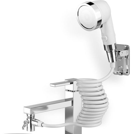 Douchette à main pour lavabo, lavabo, douche avec tuyau pour lavage des cheveux, robinet, salle de bain (1/5)