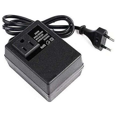 Voltaje DCiustfhe: 200 W - Transformador: 220 V a 110 V - Enchufe europeo. (1/5)