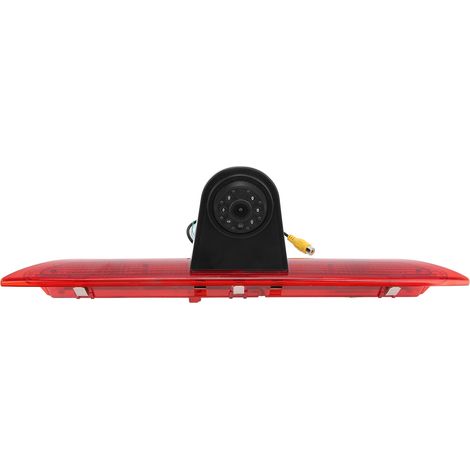 Caméra de recul surélevée avec feu stop intégré, 12 V CC, angle de vision de 170°, étanche IP67, remplacement pour Ford Transit 2014-2018 (1/5)
