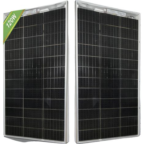 Solarpanel, hohe Effizienz, langlebiges Design, 1 Stück 120w Panel (1/2)