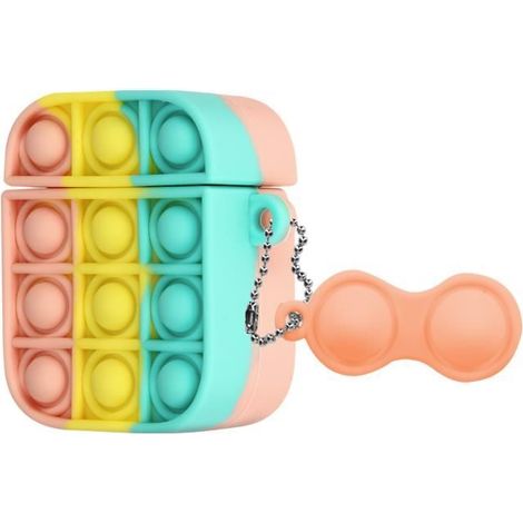 Coque Airpods - AVIZAR - Silicone - Multicolore - 2 Parties (1/4)
