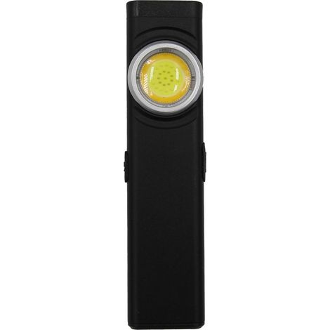 Mini linterna LED COB regulable ultrafina (5W 500lm) con cable tipo USB C IP20 102x25x13,8mm color negro (1/5)