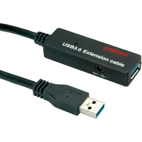 ROLINE 12.04.1071 cavo USB USB 3.2 Gen 1 (3.1 Gen 1) 15 m USB A Nero (1/2)