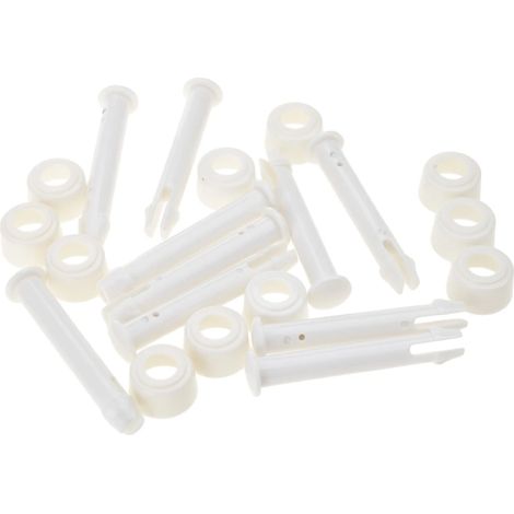 Lot de 20 boulons et chevilles de fixation en plastique pour piscine, 5,5/6 cm (1/5)