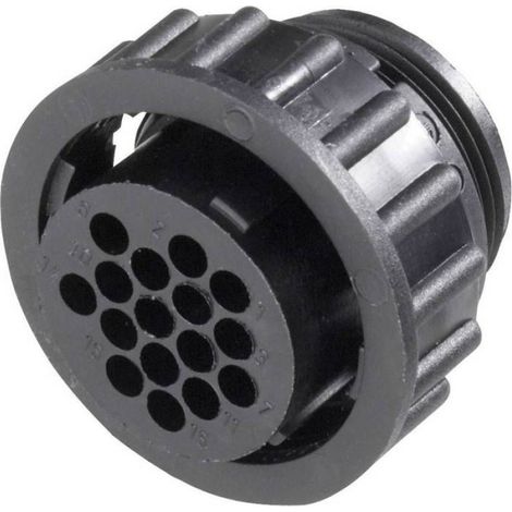 Cosse Cylindrique Mâle Femelle - Connecteur Rond CPC 9 Pôles - Pour Environnements Exigeants - 1 Pièce (1/2)