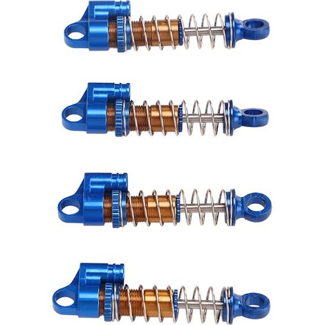 Amortisseur Réglable Bleu pour FMS FCX24, Suspension Améliorée Crawler 1/18 1/24, Pièces RC Avant Arrière (1/5)