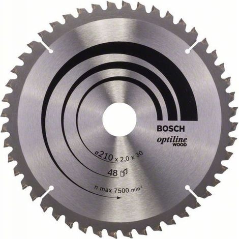 Bosch PRO Wood Kreissägeblatt, 210 x 2 x 30 mm, T48