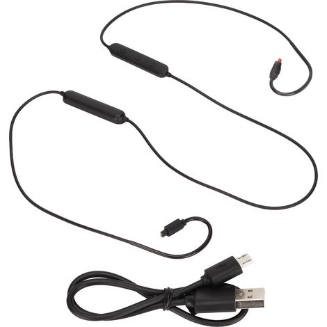 Câble adaptateur MMCX sans fil rechargeable avec microphone et contrôleur pour casque audio ATH IM01 (1/5)