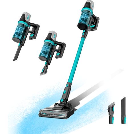 Cecotec Conga Rockstar 1500 Horizon Genesis XL Stabstaubsauger Batterie Trocken Beutellos Schwarz, Blau (1/5)