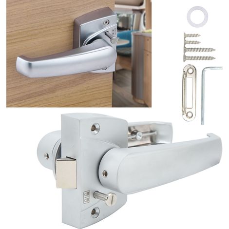 Fournitures pour camping-cars et bateaux : serrures de porte, serrures à double sens, serrures de porte de salle de bain adaptées aux panneaux de porte d'une épaisseur de 15 à 20 mm (1/5)