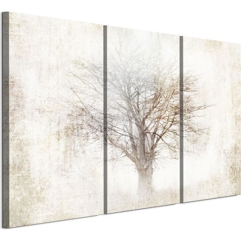 Cuadro sobre lienzo italiano de 90 x 60 cm, tríptico - estilo boho - naturaleza Cuadro sobre lienzo italiano de 120 x 80 cm, tríptico - estilo boho - naturaleza (1/5)