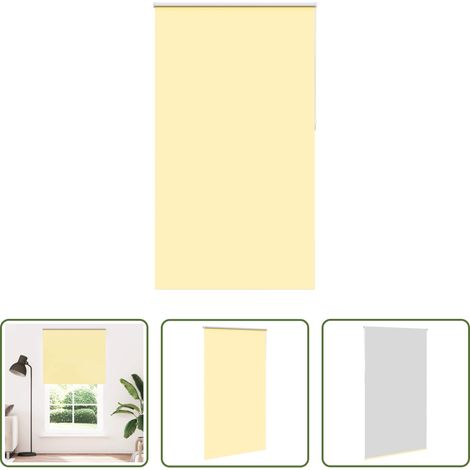 Sichtschutz -  Verdunkelungsrollo Gelb 135x230cm Stoffbreite 131,6cm Polyester (1/5)