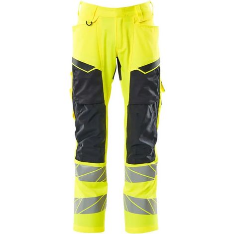 Pantalon de travail Mascot accelerate safe haute visibilité ergonomique