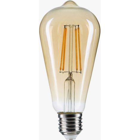 Bombilla de LED pera Vintage 7W E27 2500K