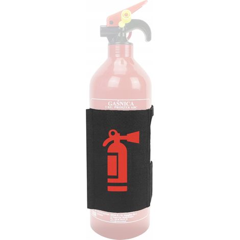 Support pour extincteur de voiture, fixation Velcro, à suspendre dans le coffre (1/5)