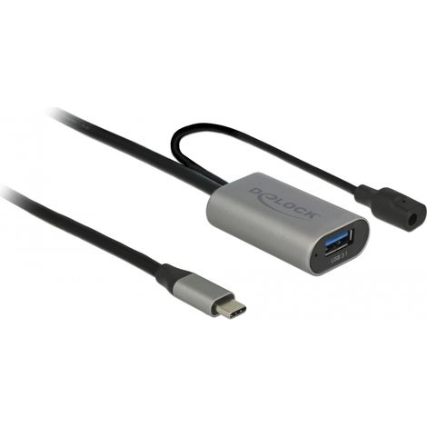 Cable activo USB 3.1 USB Type-Câ¢ macho- USB tipo-A hembra 5 m - Alimentador opcional 41337