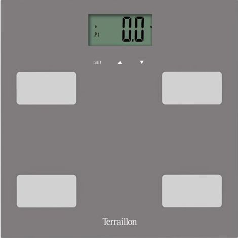 Impedanzmessgerät 160kg/100g grau - Terraillon - CONTROLFIT